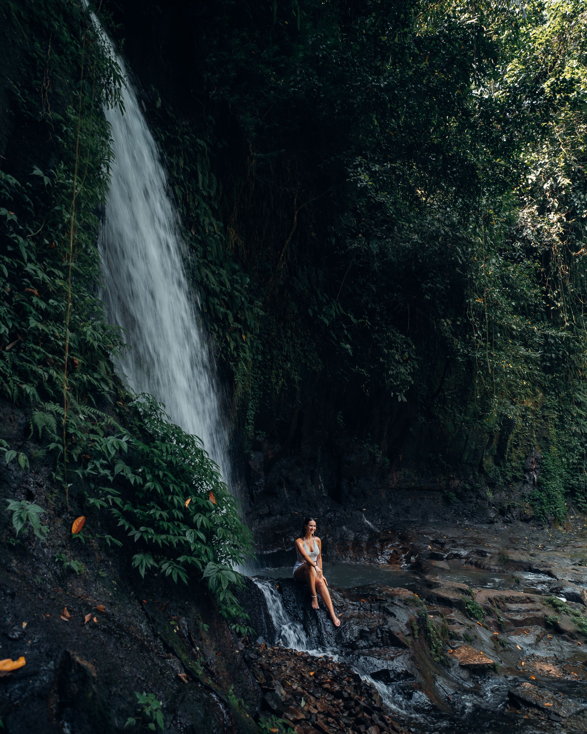 Eine Erfrischende Oase der Schönheit: der Taman Sari Wasserfall auf Bali