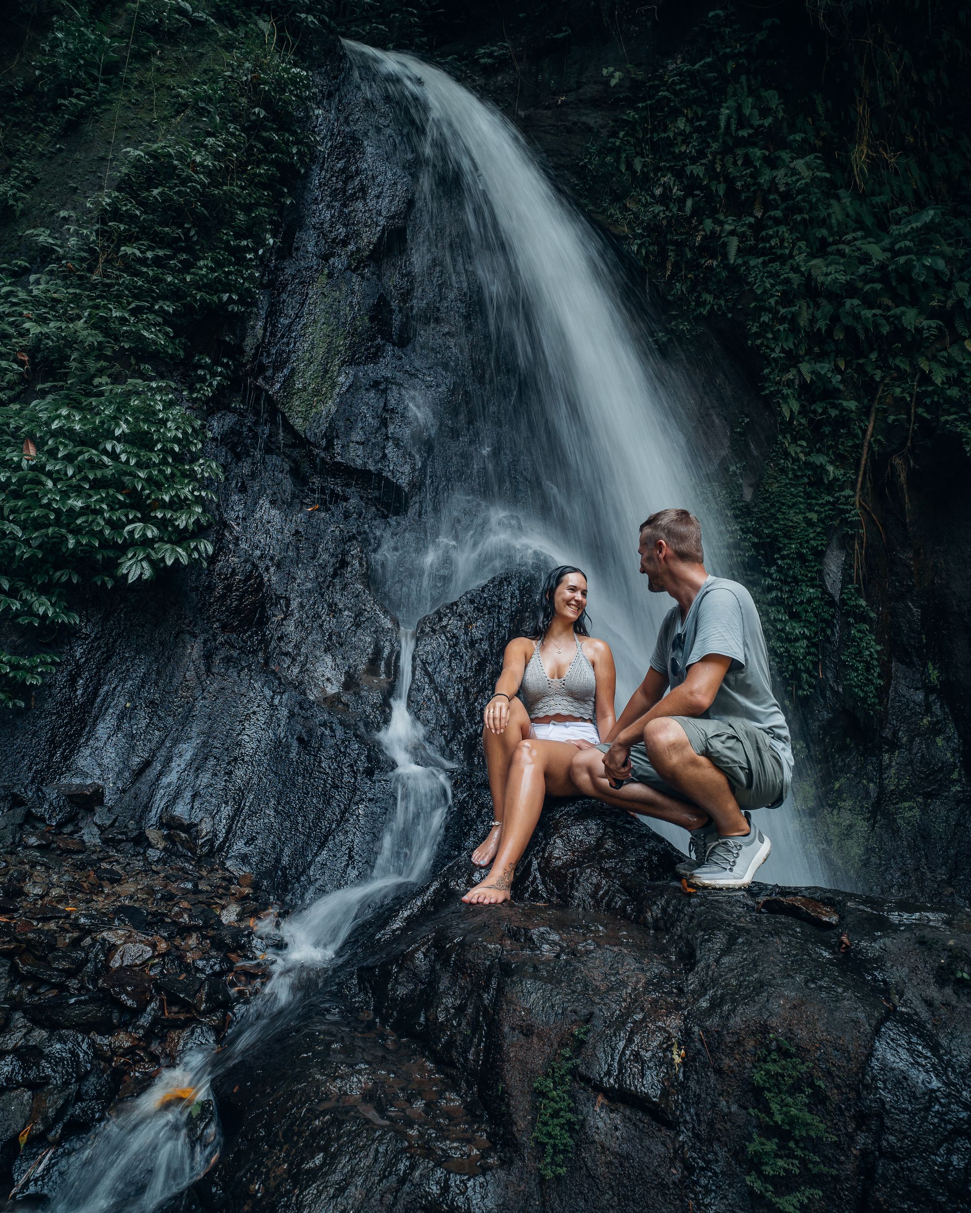 Eine Erfrischende Oase der Schönheit: der Taman Sari Wasserfall auf Bali