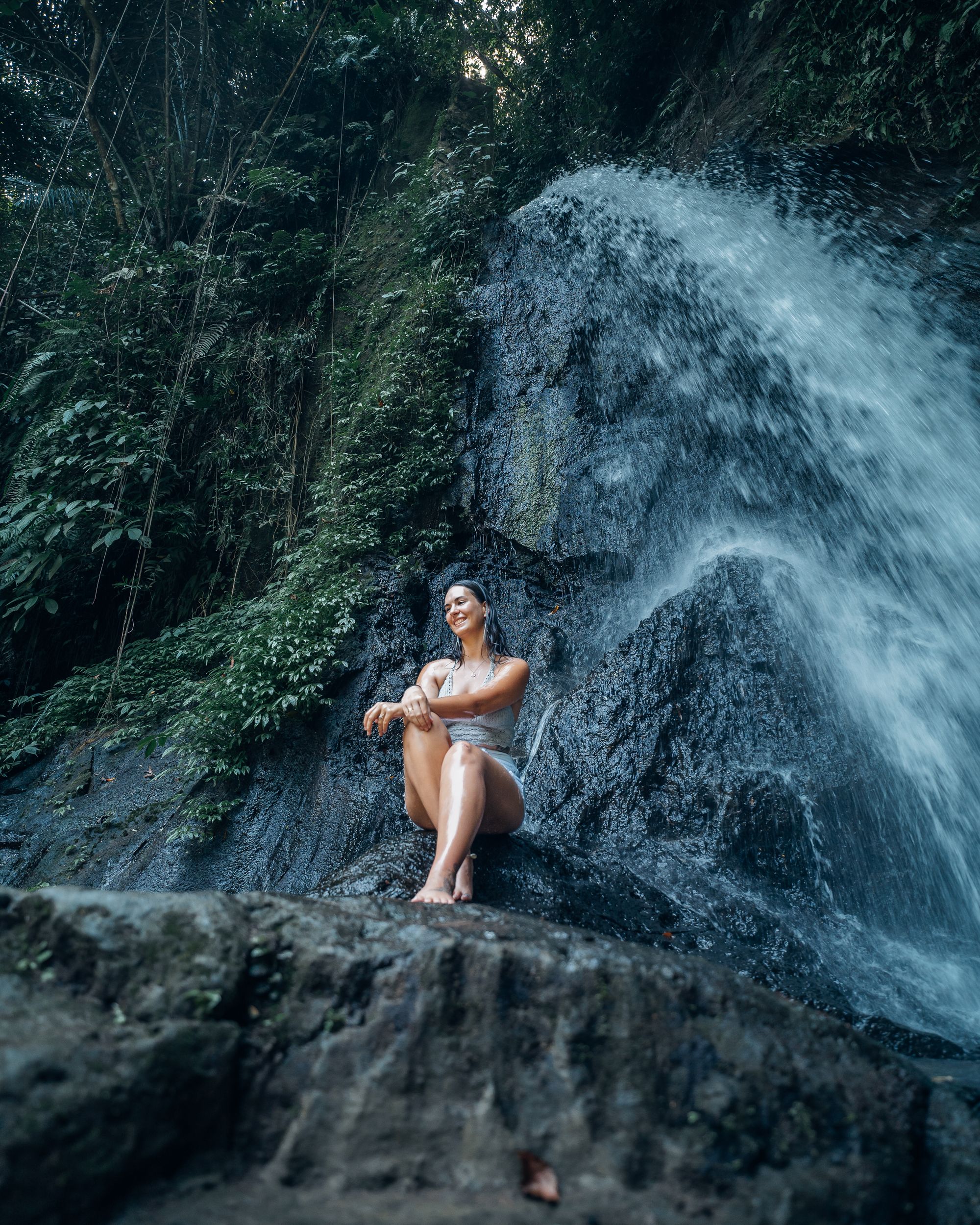 Eine Erfrischende Oase der Schönheit: der Taman Sari Wasserfall auf Bali