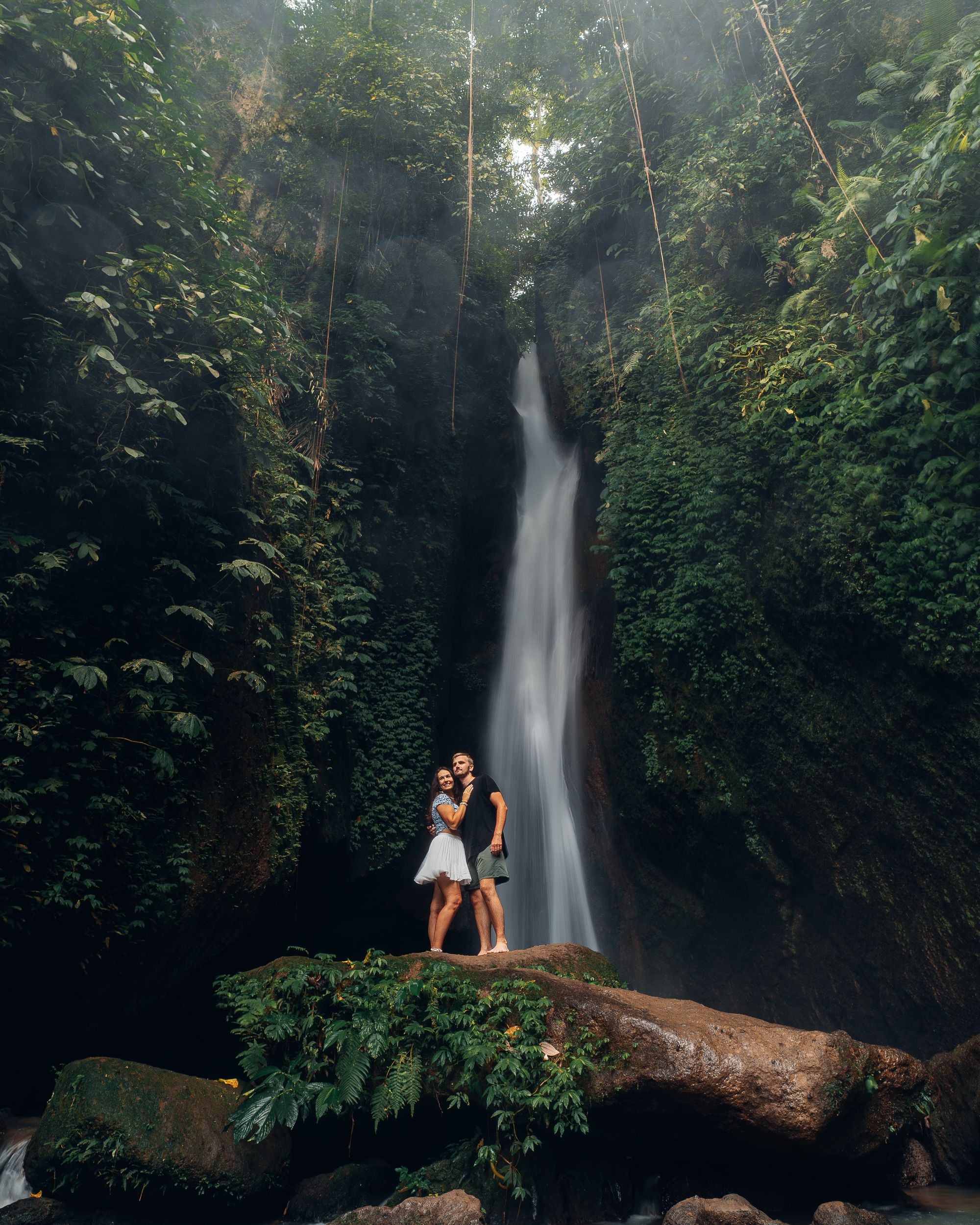 Der majestätische Leke Leke Wasserfall auf Bali: Ein Paradies für Naturliebhaber