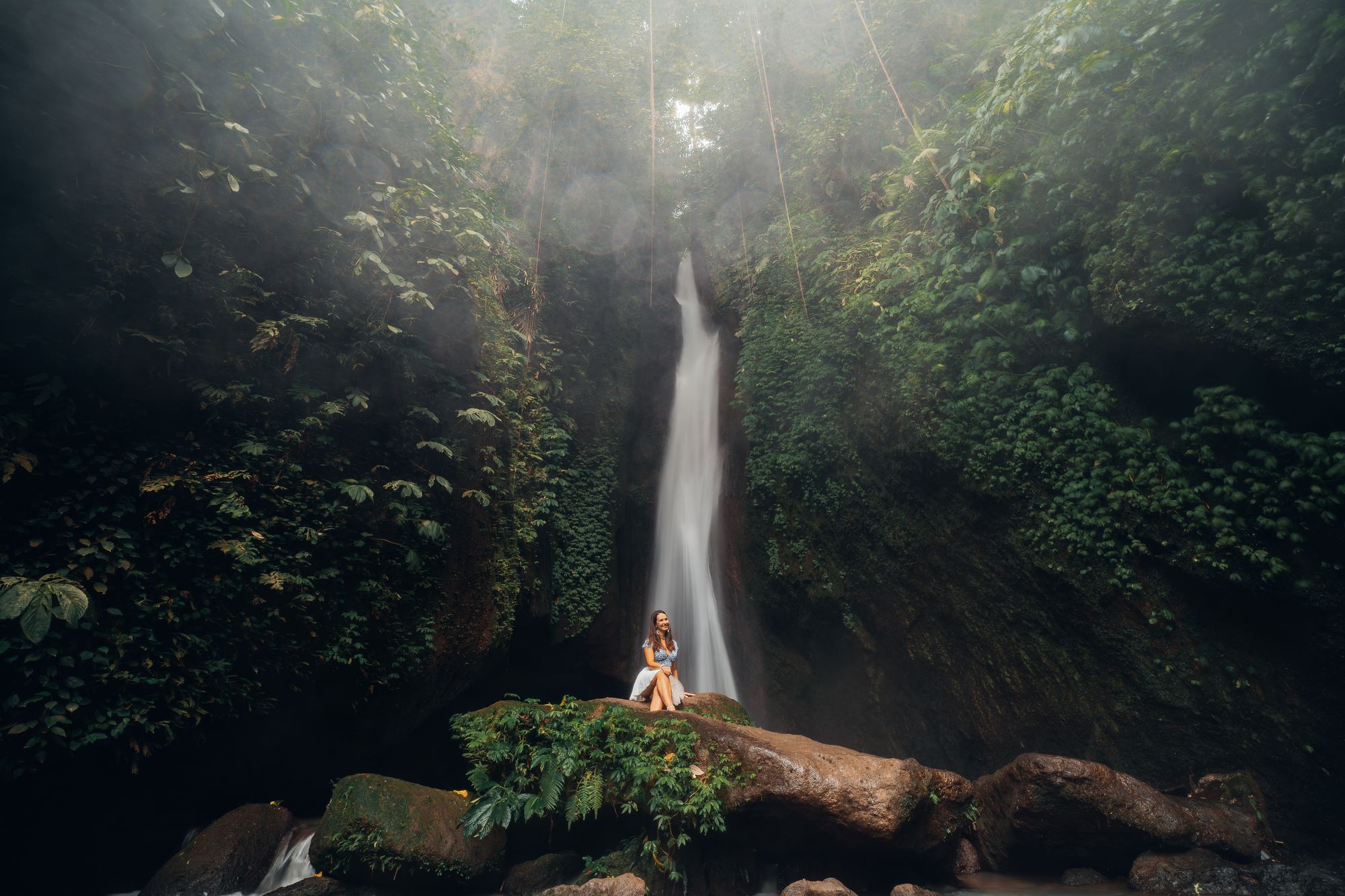 Der majestätische Leke Leke Wasserfall auf Bali: Ein Paradies für Naturliebhaber